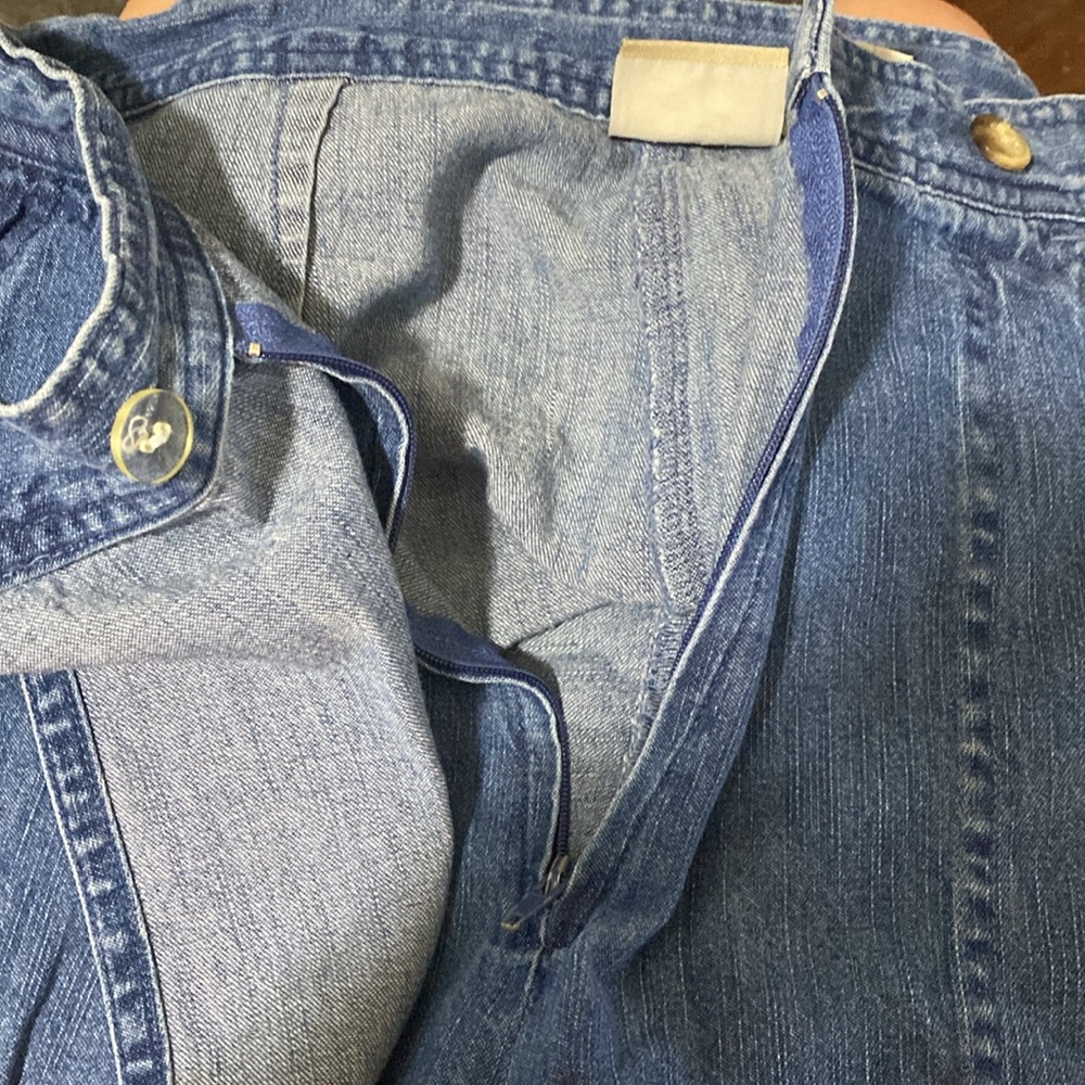 🎱Adorable Vintage Jean half buttoned half shorts! - Picture 9 of 9